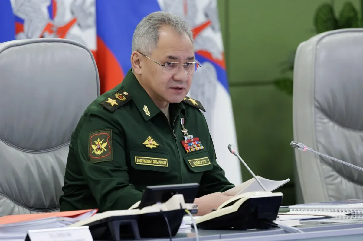 Глава Минобороны РФ Сергей Шойгу. Фото: телеграм-канал Минобороны РФ
