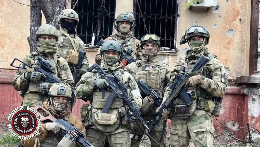 PMC Wagner’s mercenaries in Ukraine. Photo: VK