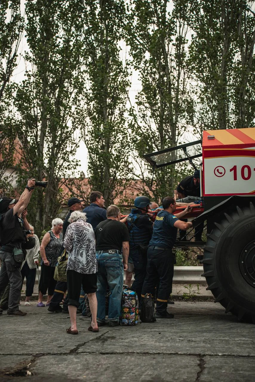 Правый берег Днепра, Херсон, июнь 2023 года. Фото: Telegram