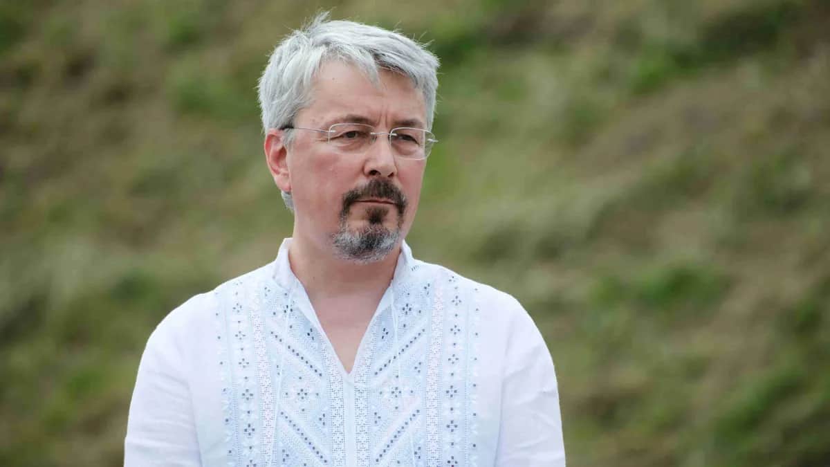 Министр культуры и информационной политики Украины Александр Ткаченко. Фото: Vitalii Nosach / Global Images Ukraine / Getty Images