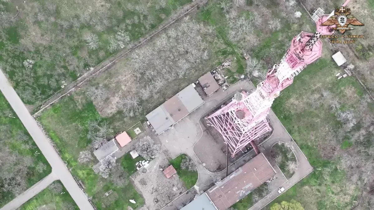 Broadcasting station in Mariupol