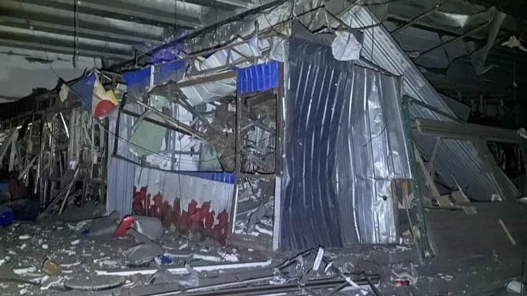 Photo: damage after the shelling of Dnipro/Serhiy Lysak