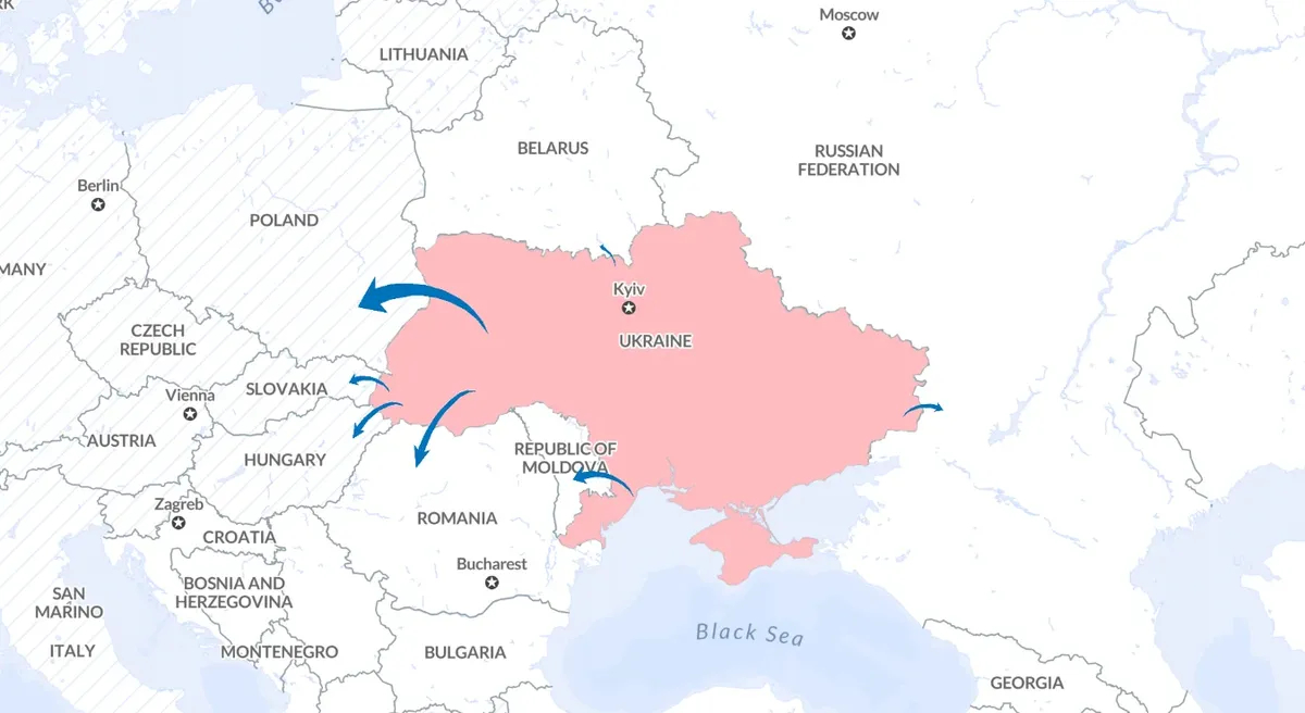 Графика: Управление Верховного комиссара ООН по делам беженцев