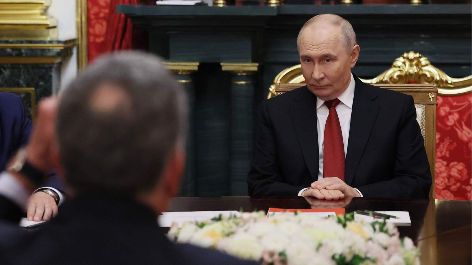 Владимир Путин на встрече со Стивом Уиткоффом и Джаредом Кушнером. Фото: Mikhail Metzel / Sputnik / Kremlin / Pool / EPA