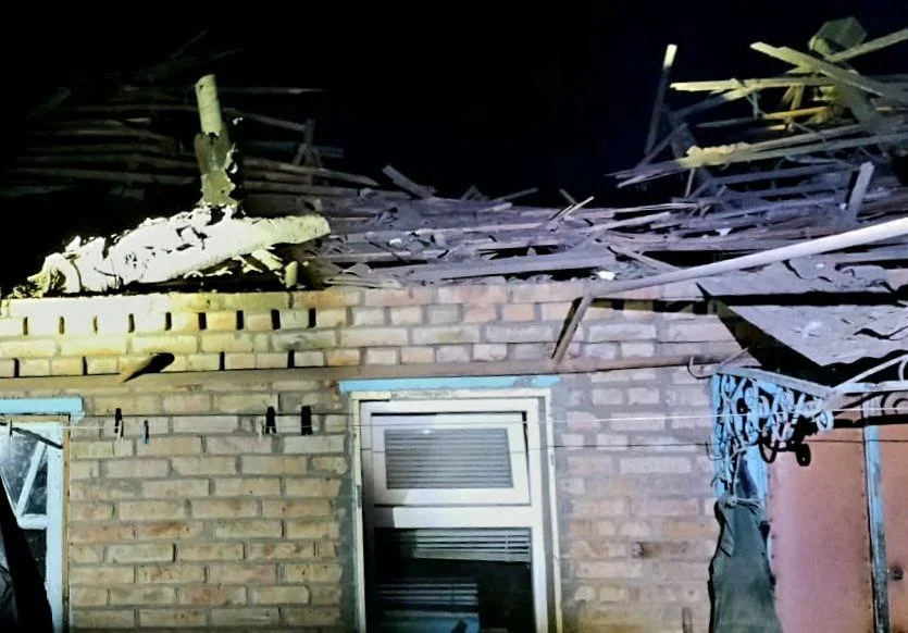 The aftermath of shelling in the Dnipro region. Photo: Serhiy Lysak, the Dnipro governor