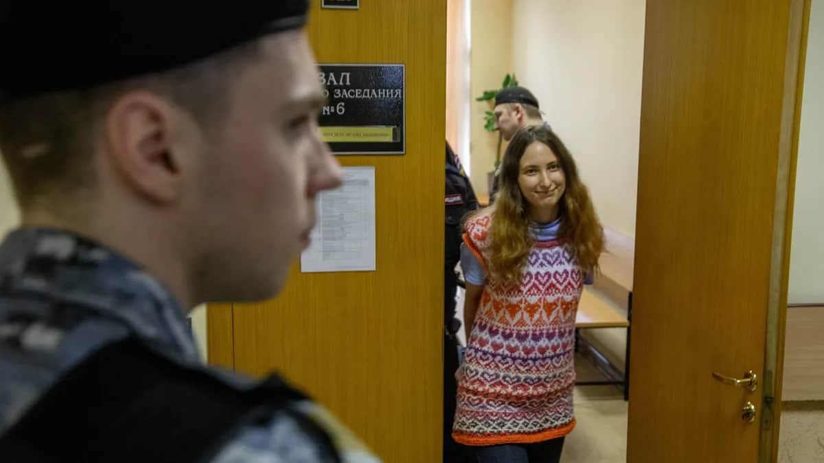 Sasha Skochilenko. Photo: Dmitry Tsyganov for Novaya Gazeta Europe