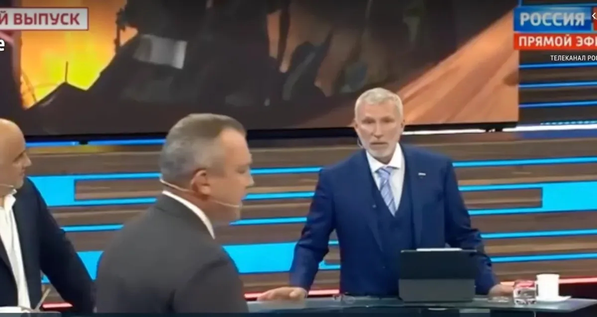 Эфир программы «60 минут» на телеканале «Россия 1», 5 августа. Фото: скрин видео