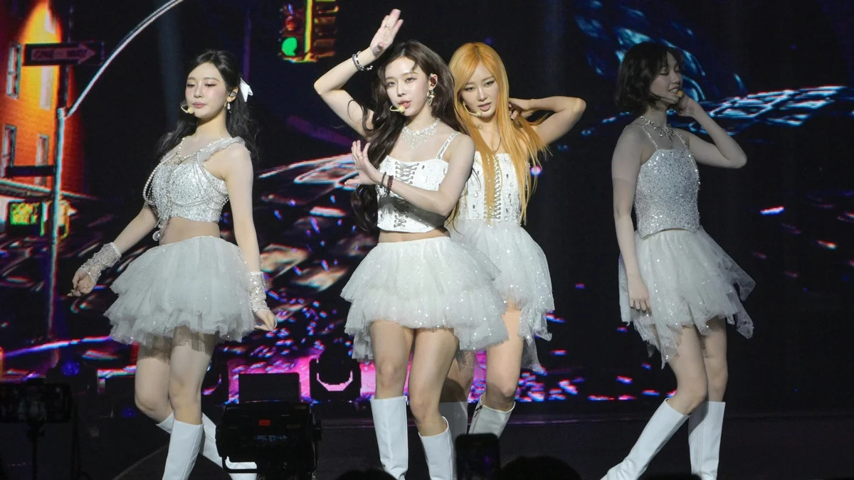 Концерт k-pop группы Aespa в Лондоне, 3 марта 2025 года. Фото: Juan / Backgrid UK / Vida Press