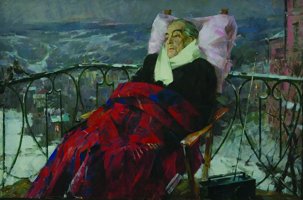 «Последняя весна (Портрет-матери)», 2000 г.