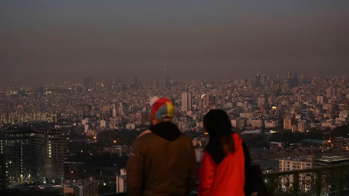 Вид на Тегеран после взрывов, Иран, 26 октября 2024 года. Фото: Majid Asgaripour / WANA / REUTERS / Scanpix / LETA