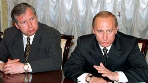 Cherkesov and Putin. Photo: the Russian president's website