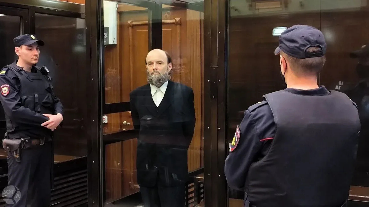 Виталий Кольцов в суде. Фото: SOTAvision