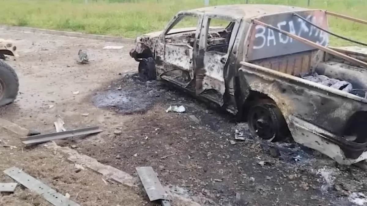 Последствия прорыва в Белгородскую область со стороны Украины. Фото: скрин видео