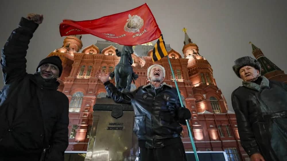 New Year celebrations in the Kremlin, 31 December 2023. EPA-EFE/YURI KOCHETKOV