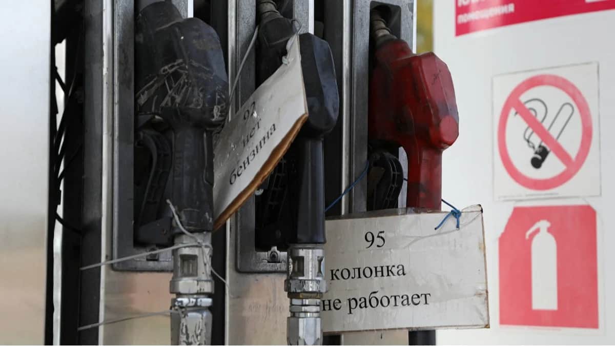 Автозаправка в Нижегородской области, 26 сентября 2025 года. Фото: Анастасия Макарычева / Reuters / Scanpix / LETA