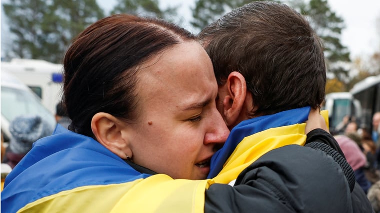 Эвакуированные жители Олешек добрались до Украины