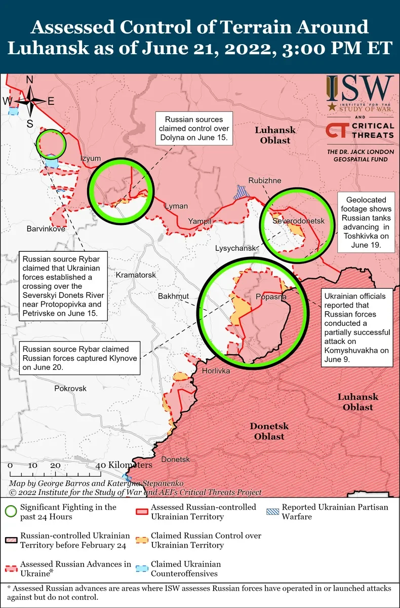 Map : ISW