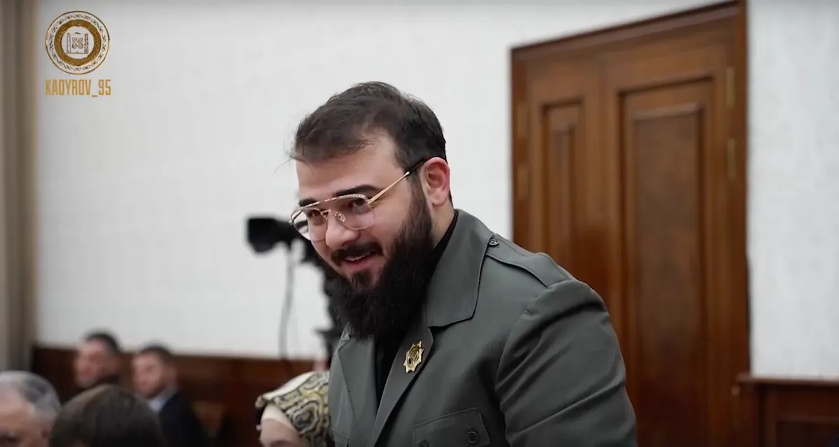Скрин из видео на странице Рамзана Кадырова во «ВКонтакте»