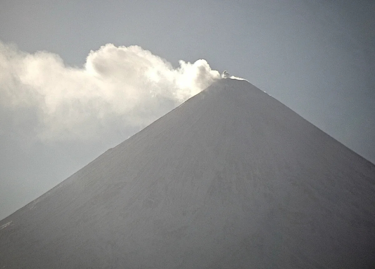 Klyuchevskaya Sopka. Photo: the volcanology institute of the Far East Branch of the Russian Academy of Sciences