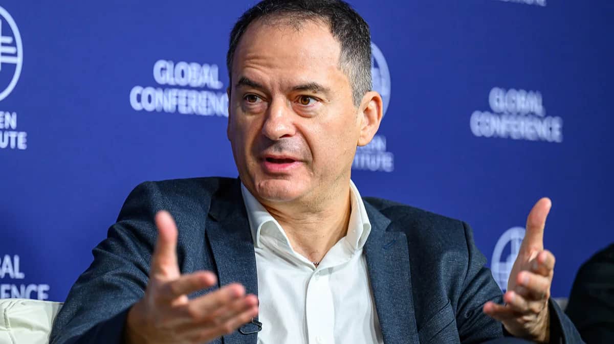 Христо Грозев на Global Conference, 2025. Фото: Milken Institute / Flickr.com