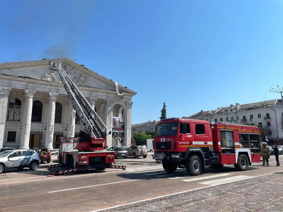 Aftermath of the strike. Photo: the Ministry of Internal Affairs of Ukraine