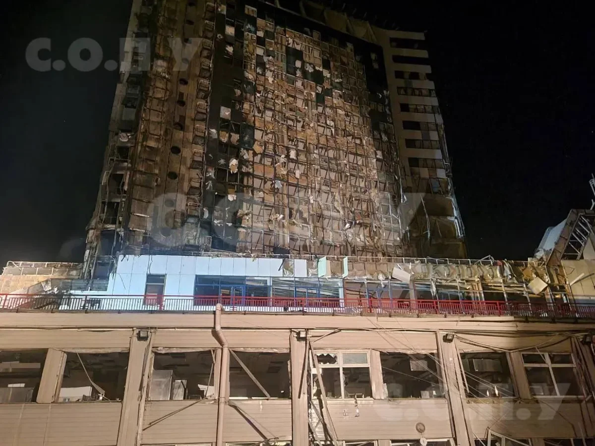 The aftermath of the Odesa attack. Photo: Ukraine's territorial defence forces in the south