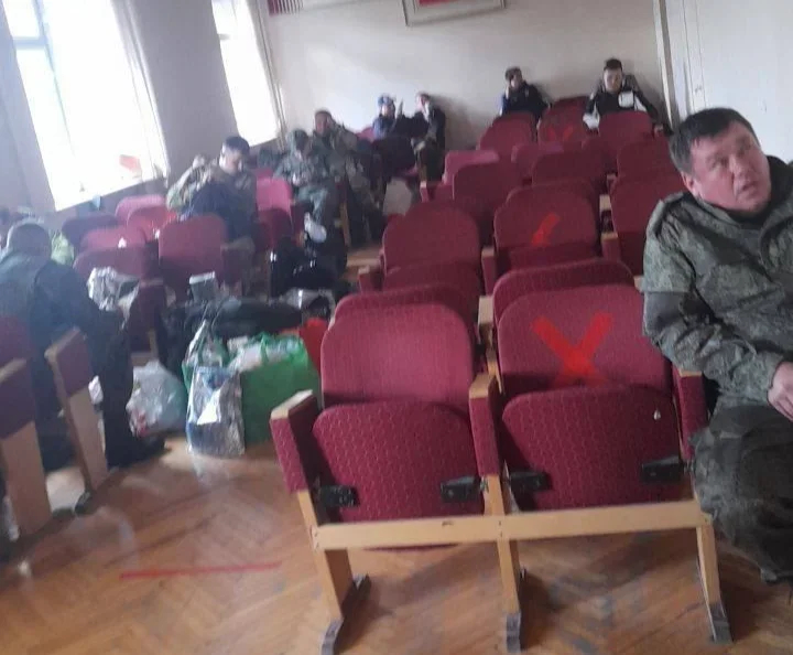 A draft office in Moscow’s Danilovsky district. Photo: social media