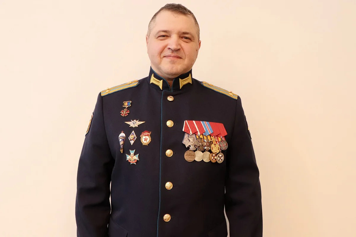 Подполковник Вадим Беда. Фото: Псковский Государственный Университет