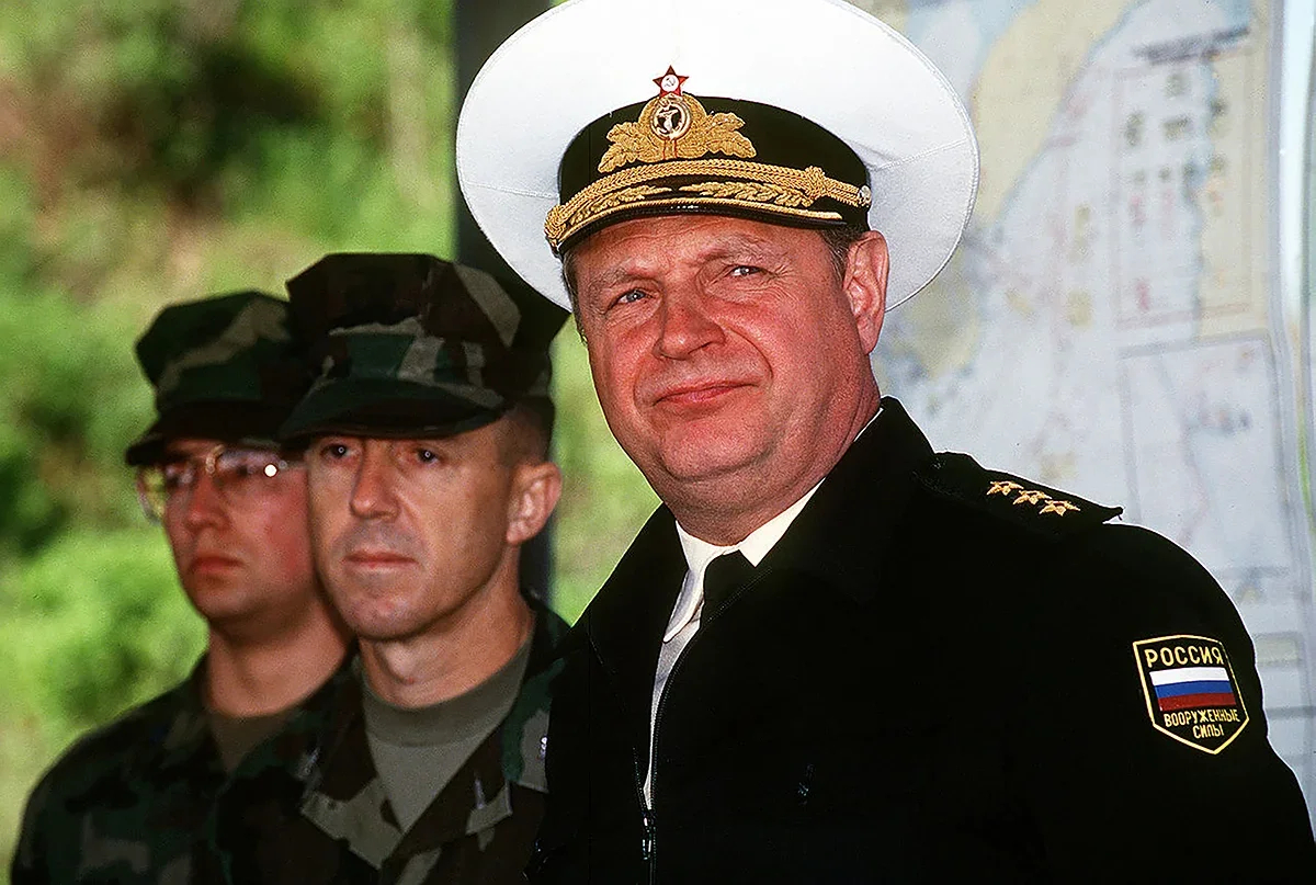 Admiral Igor Vladimirovich Kasatonov, Commander of the Russian Navy’s Black Sea Fleet, 1991—1992. Photo: Charles W. Alley (Public Domain) / wikimedia.org