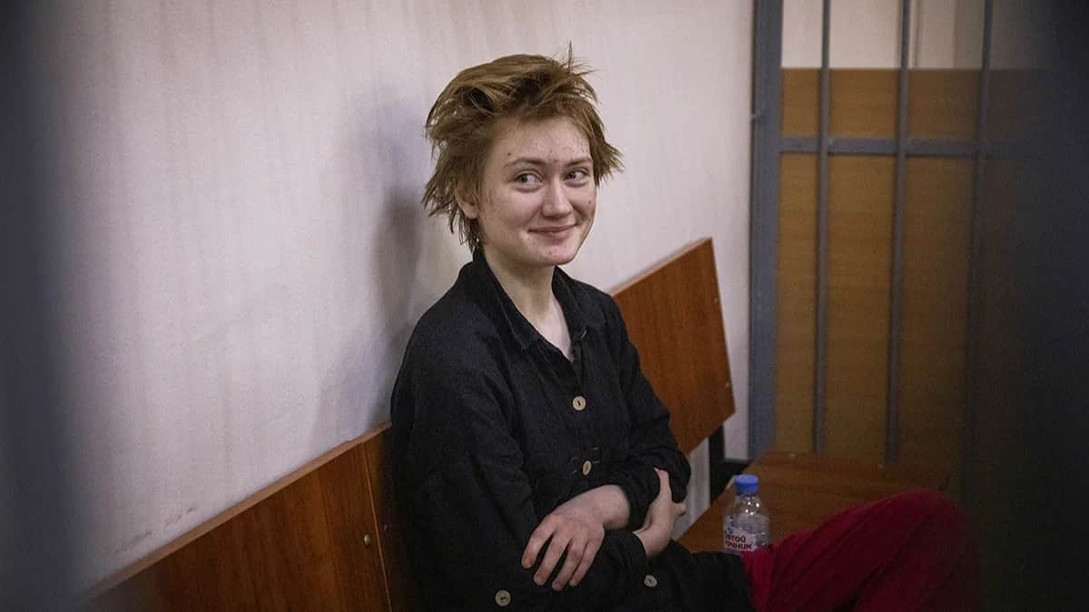Darya Kozyreva in court. Photo: Dmitry Tsyganov