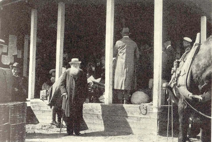 Кропоткин проездом в Хапаранде, Швеция, 1917 год. Фото: Wikimedia Commons
