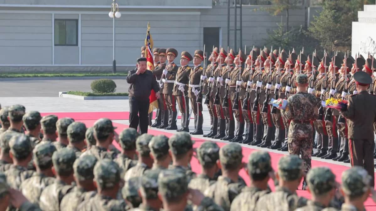 Kim Jong Un inspecting the training base of the special operations unit of the Korean People’s Army (KPA) in an undisclosed location in the west of North Korea, 2 October 2024. Photo: KCNA