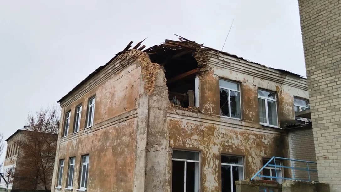 Последствия обстрела Кумачово. Фото: Николай Михайлов / Telegram