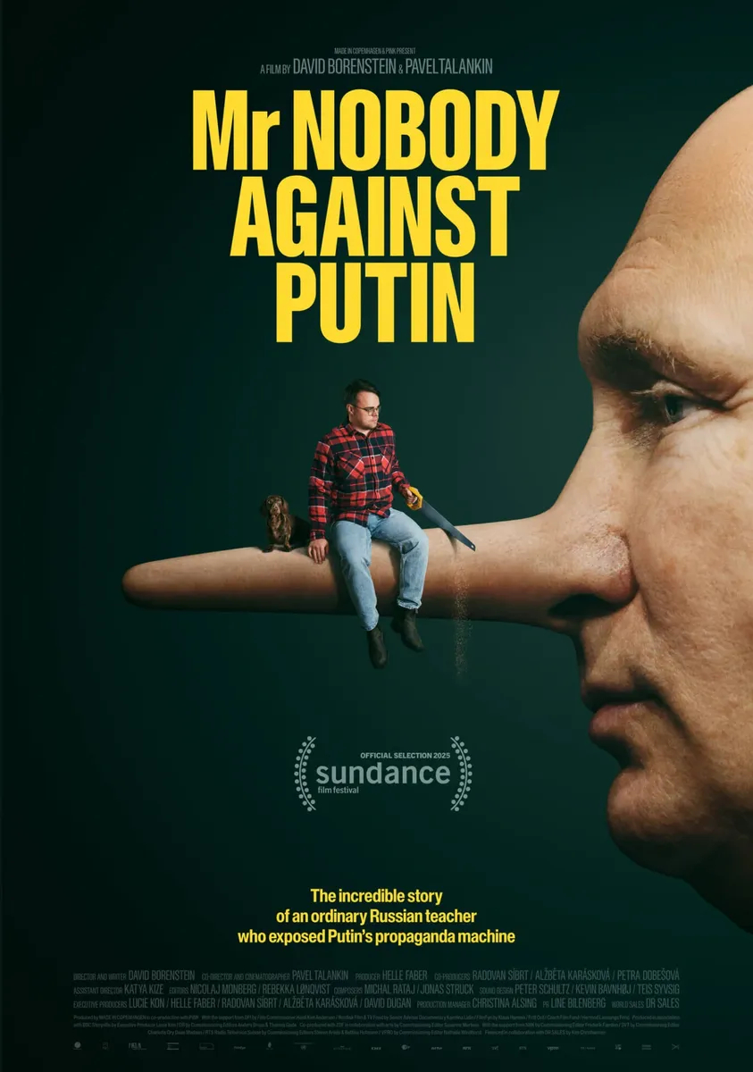 Mr. Nobody Against Putin movie poster.