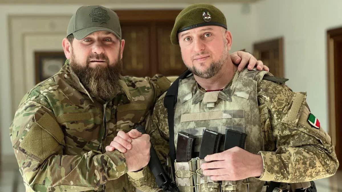 Ramzan Kadyrov and Apti Alaudinov. Photo: Ramzan Kadyrov / Telegram
