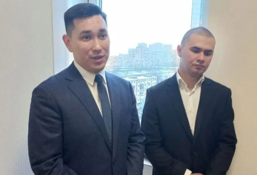 Kirill Berezin and his lawyer Nikifor Ivanov. Photo from a personal archive