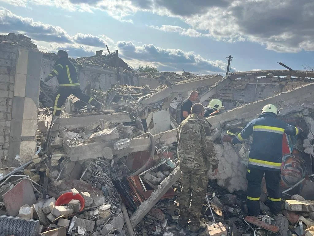 Последствия удара по Грозе 5 октября. Фото: соцсети
