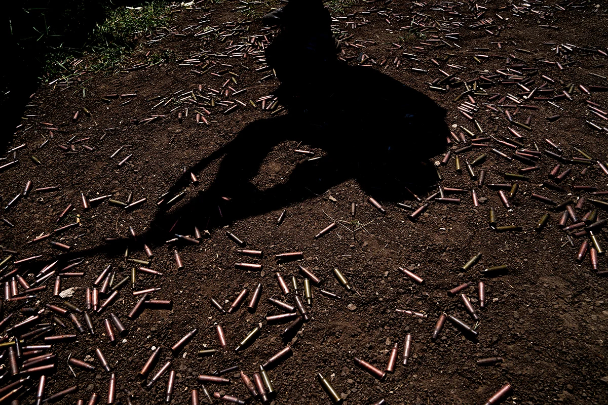 Полигон в Днепропетровской области, Украина, 22 июня 2024 года. Фото: Evgeniy Maloletka / AP / Scanpix / LETA